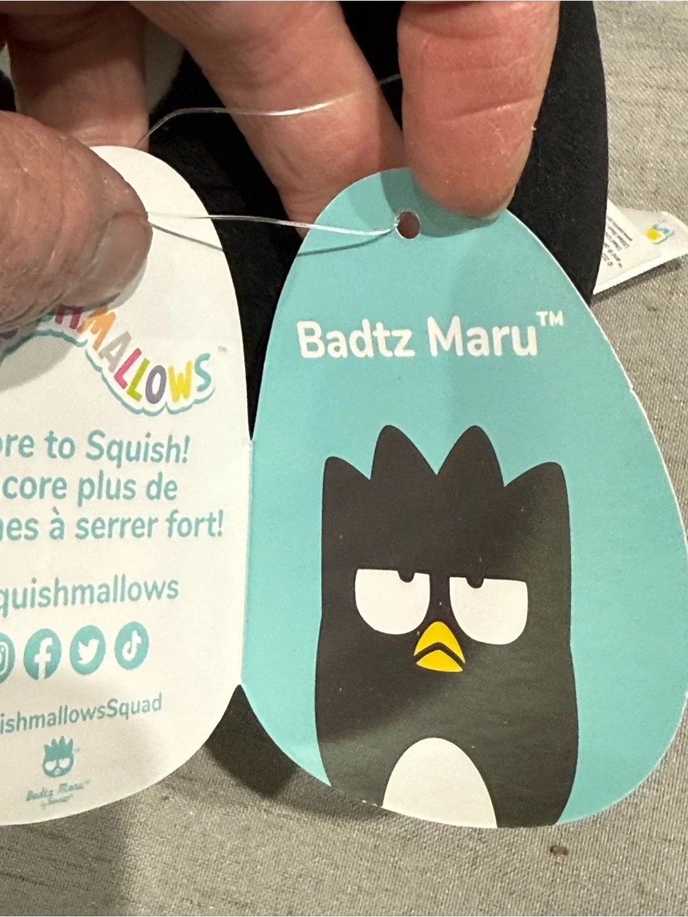 Squishmallows Badtz-Maru Penguin Hello Kitty 7
